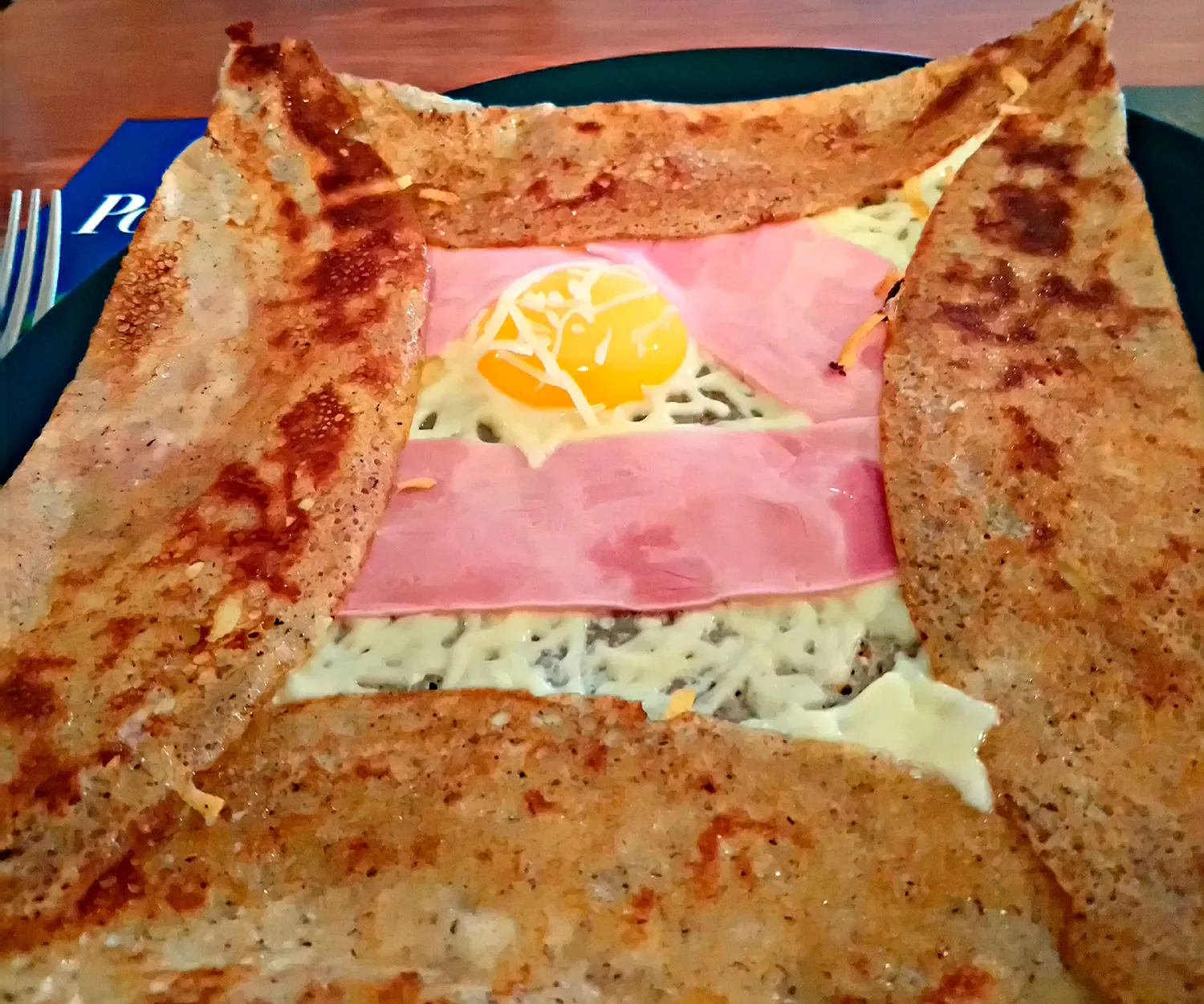 Galette Presunto e queijo